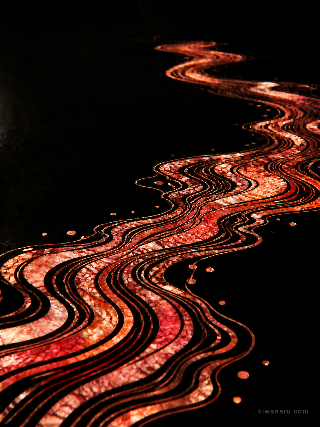 Fire gaeunbeop wallpaper card — Red & Orange